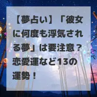彼女に何度も浮気される夢のサムネイル