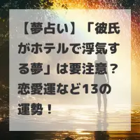 彼氏がホテルで浮気する夢のサムネイル