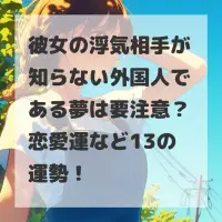 彼女の浮気相手が知らない外国人である夢のサムネイル