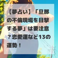 旦那の不倫現場を目撃する夢のサムネイル