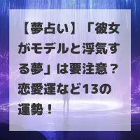 彼女がモデルと浮気する夢のサムネイル