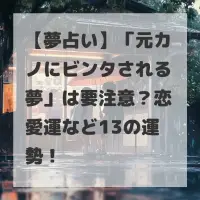 元カノにビンタされる夢のサムネイル