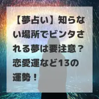 知らない場所でビンタされる夢のサムネイル