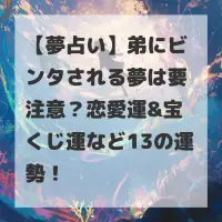 弟にビンタされる夢のサムネイル