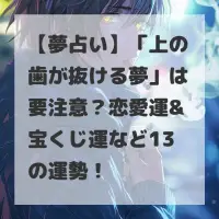 上の歯が抜ける夢のサムネイル