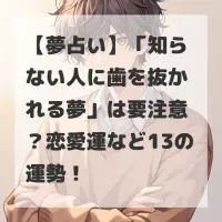 知らない人に歯を抜かれる夢のサムネイル