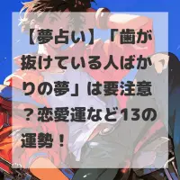 歯が抜けている人ばかりの夢のサムネイル