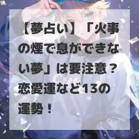 火事の煙で息ができない夢のサムネイル