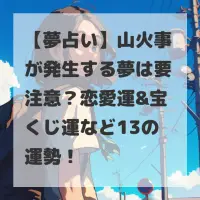 山火事が発生する夢のサムネイル