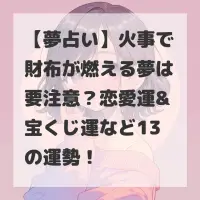 火事で財布が燃える夢のサムネイル