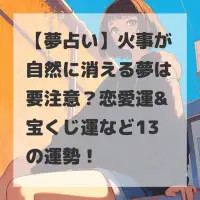 火事が自然に消える夢のサムネイル