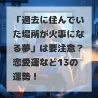 過去に住んでいた場所が火事になる夢のサムネイル