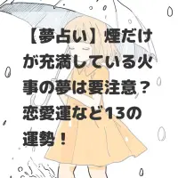 煙だけが充満している火事の夢のサムネイル