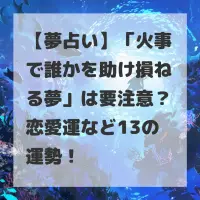 火事で誰かを助け損ねる夢のサムネイル