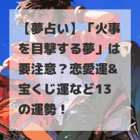 火事を目撃する夢のサムネイル