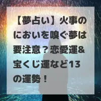 火事のにおいを嗅ぐ夢のサムネイル