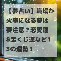 職場が火事になる夢のサムネイル