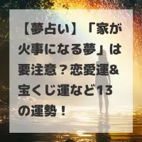 家が火事になる夢のサムネイル
