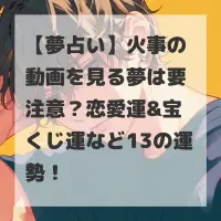 火事の動画を見る夢のサムネイル