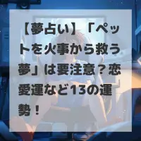 ペットを火事から救う夢のサムネイル