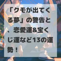 クモが出てくる夢のサムネイル