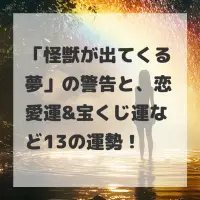 怪獣が出てくる夢のサムネイル