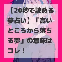 高いところから落ちる夢のサムネイル