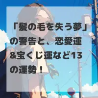 髪の毛を失う夢のサムネイル画像