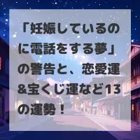 妊娠しているのに電話をする夢のサムネイル
