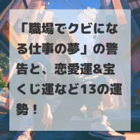 職場でクビになる仕事の夢のサムネイル
