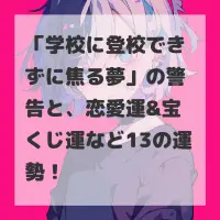 学校に登校できずに焦る夢のサムネイル