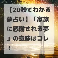 家族に感謝される夢のサムネイル
