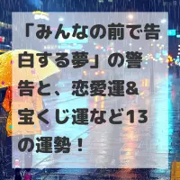 みんなの前で告白する夢のサムネイル