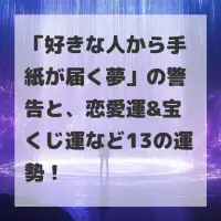好きな人から手紙が届く夢のサムネイル