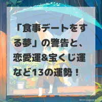 食事デートをする夢のサムネイル
