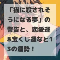 猫に殺されそうになる夢のサムネイル