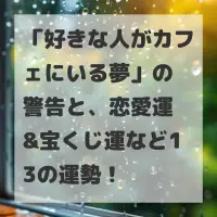 好きな人がカフェにいる夢のサムネイル