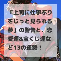 上司に仕事ぶりをじっと見られる夢のサムネイル画像