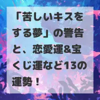 苦しいキスをする夢のサムネイル