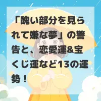 醜い部分を見られて嫌な夢のサムネイル
