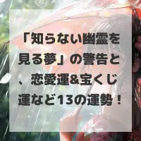 知らない幽霊を見る夢のサムネイル