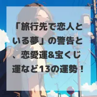 旅行先で恋人といる夢のサムネイル