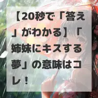 姉妹にキスする夢のサムネイル