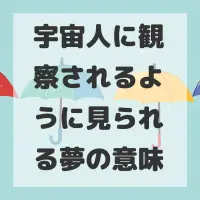 宇宙人に観察されるように見られる夢のサムネイル