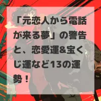 元恋人から電話が来る夢のサムネイル