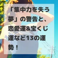 集中力を失う夢のサムネイル画像