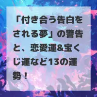 付き合う告白をされる夢のサムネイル