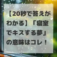 寝室でキスする夢のサムネイル