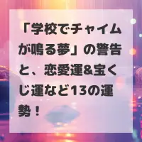 学校でチャイムが鳴る夢のサムネイル
