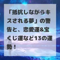抵抗しながらキスされる夢のサムネイル